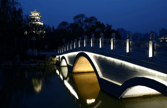 天津水上公園景觀照明工程